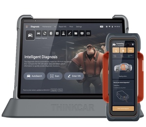 Think-Best Selling Platinum 399 Scanner de diagnostic automobile universel professionnel 14 pouces OBD2 Codage de batterie et de calculateur (ECU) Programmation en ligne - Product Image 3