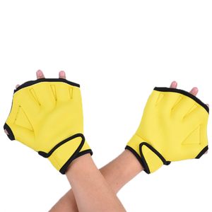 Guantes DE BUCEO bajo el agua con mano ajustable palmeada hombres mujeres guantes de Entrenamiento de natación Fitness surf correa de muñeca - Product Image 5