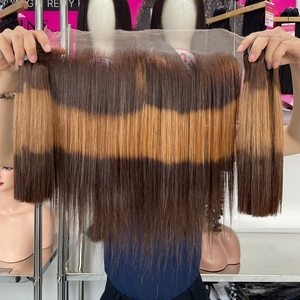 Extensions de cheveux humains lisses à bon prix, vente en gros au Vietnam, cheveux bruts lisses non traités du vendeur CYhair - Product Image 3