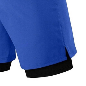 Pantalones cortos de fitness personalizados para hombre de estilo Otoño, ropa para correr de gimnasio con cintura elástica seca con tela de lona sólida de estilo Hip Hop - Product Image 5