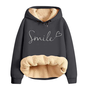 Conjunto Deportivo de Chándal con Capucha para Mujer 2024, Forro Polar Grueso, Transpirable, Cortavientos, Ecológico, Sudadera Larga con Cordón Ajustable - Product Image 2