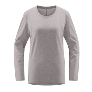 Camisetas de manga larga lisas en blanco al por mayor de calidad superior para mujer, camisetas cómodas de manga larga promocionales de buena calidad - Product Image 4