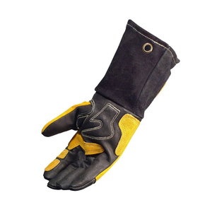 Nouveaux gants de soudage en cuir de vachette pleine fleur de qualité supérieure, résistants, confortables, protecteurs et respirants - Product Image 5