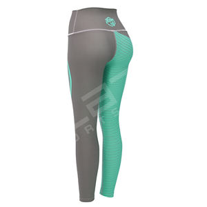 Mallas de yoga sublimadas hechas a medida 2025 para mujer, pantalones largos de cintura elástica de alta calidad con patrón sólido - Product Image 4