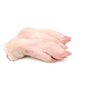 Pata trasera delantera y pies de jamón de cerdo congelado en conserva 100% con cola y color natural gordo Proceso de limpieza IQF para Austria - Product Image 1