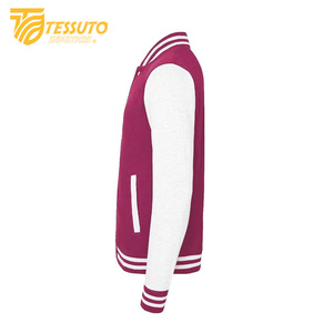 Chaqueta universitaria de estilo universitario de talla grande Vintage de fabricante al por mayor para hombre, ropa de calle informal, abrigo de invierno con letras - Product Image 2