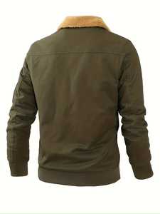 Nouvelle veste bomber tendance la plus populaire pour hommes, veste bomber chaude d'hiver, élégante, classique, slim, décontractée, disponible pour hommes - Product Image 2