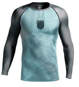 Cintura de goma antideslizante manga larga scustom BJJ Niños traje de baño Rash guards set personalizar - Product Image 5