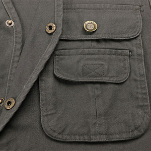 Léger écologique haut hommes sans manches multi-poches gilet achat en ligne Article Pakistan vente coton chasse gilet - Product Image 6