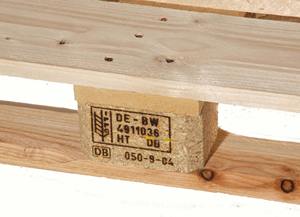 พาเลทไม้สนแบบหน้าเดียวที่ทนทานสำหรับจัดเก็บในคลังสินค้าอุตสาหกรรม - Product Image 2