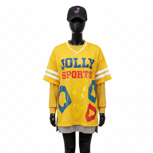 เสื้อยืดผู้หญิงคุณภาพพรีเมียม แขนยาวสองชั้น พิมพ์ลายแฟชั่น ผ้าฝ้าย ระบายอากาศดี ขายดี - Product Image 1