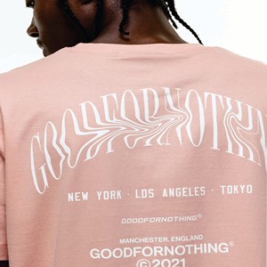 Poids lourd 240 GSM 100% coton peigné hommes goutte épaule à manches courtes col rond T-Shirts personnalisé graphique Logo imprimé surdimensionné - Product Image 3