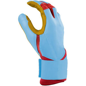 Gants de frappeur de baseball à manchette longue en cuir de vachette de haute qualité à bas prix pour équipe de baseball - Product Image 5
