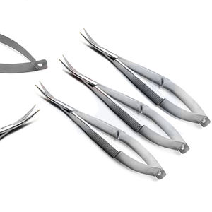 Micro ciseaux de manucure de meilleure qualité Poignées russes Utilisation de manucure Micro ciseaux fabriqués avec des aciers inoxydables allemands - Product Image 1