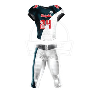 High Quality Plus Size Quick-Dry American Football Uniform Comfortable Printed <b>Polyester</b> <b>Shirts</b> Breathable Adults Sets - Product Image 1