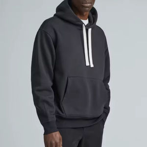 Sweats à capuche élégants pour hommes, coupe régulière personnalisée, polyester et coton avec impression, poche avant, sweats à capuche pour hommes pour une utilisation en extérieur - Product Image 4