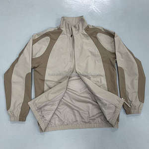 ชุดวอร์มกันลมแบบยูนิเซ็กซ์ แห้งเร็ว มีฮู้ด เหมาะสำหรับวิ่ง ออกกำลังกายกลางแจ้ง ตะเข็บตัดกัน แต่งขอบยางยืด เรียบง่าย ผลิตจากไนลอน 100% - Product Image 2