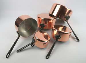 กระทะซอสโลหะทรงกลมสุดหรูสำหรับเครื่องครัวโรงแรมร้านอาหารใช้ในบ้านซอสขัดเงาสีโรสโกลด์อุปกรณ์กระทะ - Product Image 4