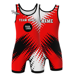 ชุดมวยปล้ำแบบสั่งทำคุณภาพสูง ทนทาน สไตล์อเมริกัน พร้อมซิลิโคนกันลื่น - Product Image 5