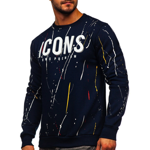 Sweatshirts à capuche pour hommes avec impression de logo personnalisé en gros Streetwear Pullover Fashion Oversized Fleece Sweatshirts - Product Image 5