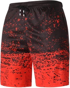 Short d'entraînement de sport pour homme avec poches Short d'entraînement athlétique décontracté à séchage rapide imprimé par sublimation coupe ample pour homme - Product Image 1