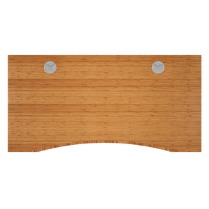 Bureau d'ordinateur moderne minimaliste en acier et bois SMARTDESK BAMBOO PRO, mobilier de bureau pour espace de travail, chambre ou école - Product Image 1