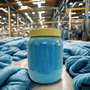 Pigment Fluorescent de haute qualité Turquoise Blue Brighter Floral Powder disponible en vrac quantité à vendre - Product Image 3