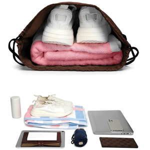 Bolsos con cordón Unisex de alta calidad, ropa informal plegable suave, cómodos bolsos con cordón para hombres, precio al por mayor, poliéster - Product Image 6