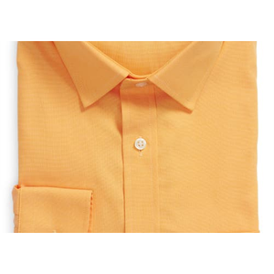 Camicia da Uomo Nordstrom Casual in Popeline di Cotone con Bottoni, Vestibilità Slim e Antipiega, Arancione Ray, Taglia 6XL - Product Image 3