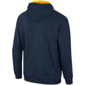 Sudadera con capucha North Carolina A & T Aggies Bulldog 1/4 Zip con acento amarillo para hombres y mujeres - Product Image 4