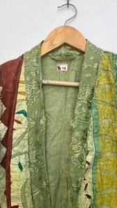 แจ็กเก็ต Kantha โบฮีเมียนโบฮีเมียนทำมือสไตล์โบฮีเมียนตัดผ้าตัดต่อสำหรับฤดูหนาวสไตล์โบฮีเมียน - Product Image 4