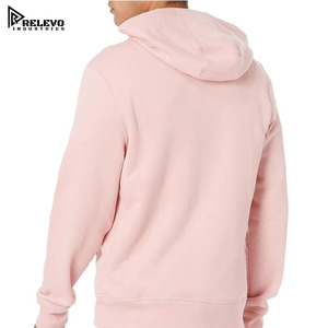 Sweat à capuche unisexe en coton molletonné respirant avec fermeture éclair, plusieurs couleurs, étiquette privée, vente en gros - Product Image 5