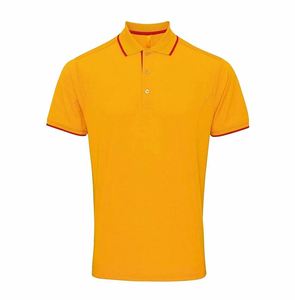 Polo de golf de luxe personnalisé pour hommes T-Shirt haute performance 100% coton court col côtelé tricoté rabattu été couleur personnalisée - Product Image 4