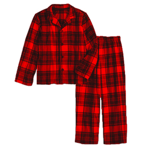 Ensemble de pyjama en flanelle de luxe pour hommes, vêtements de nuit de détente imprimés hautement recommandés, coupe décontractée, motifs classiques, doux, grande taille, hiver, - Product Image 3