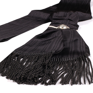 Ceinture de cérémonie noire en gros avec tissu brodé et badges d'uniforme de décoration en dentelle - Product Image 5