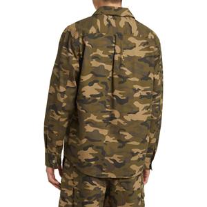 แจ็กเก็ตผ้าทอลายทแยงสำหรับผู้ชายแจ็คเก็ตทำงานมีกระเป๋าสองกระเป๋าทำจากผ้าฝ้ายแท้ - Product Image 3