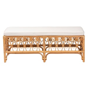 Banc d'appoint en rotin bohème pour salon, tabouret moderne, pouf, chaise, mobilier de patio, maison, chambre, extérieur, hôtel au Vietnam - Product Image 3