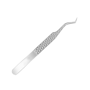 Pince à cils en acier inoxydable Embouts en fibre Logo personnalisé Extension de cils antistatiques Pince à épiler à volume de haute qualité - Product Image 2