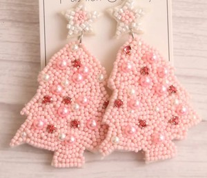 Wholesale Handmade Christmas Santa and Snowman Beaded Earrings Festive Holiday Jewelry Classic Style <b>Charm</b> for Women Handmade - Product Image 3