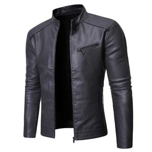 Chaqueta de Motocicleta para Hombre, Corte Ajustado, Cuero Genuino, Color Personalizado, Frente Abierto, Transpirable, Mayor Visibilidad, Otoño - Product Image 1