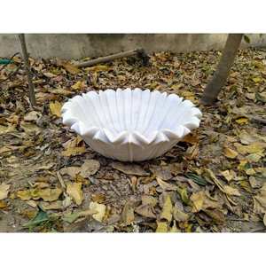 Bol à fleurs en marbre de 16 pouces (40 cm) Article décoratif - Product Image 3