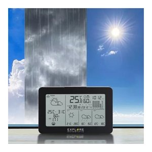 Station météo scientifique Explore 25C avec affichage de la température intérieure et extérieure et prévisions d'humidité à 60 % - Product Image 4