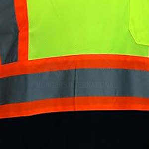 T-shirts pour hommes en polyester de haute qualité et élégants, respirants, certifiés CE, vêtements de travail haute visibilité, fabriqués au Pakistan MONGERS - Product Image 5