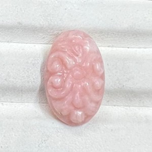 Hecho a mano Mughal arte tallado Natural Rosa ópalo joyería hermosa piedra preciosa de corte ovalado efecto DE CAMBIO DE Color usos a granel piedras preciosas sueltas - Product Image 2