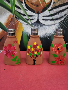 Botella de Agua de Barro Terracota Ecológica Hecha a Mano de Primera Clase con Tapa, Estilo Clásico, Venta al por Mayor desde India - Product Image 5