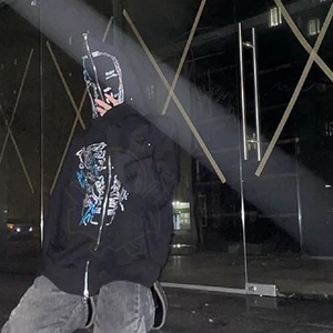 Prix de gros – Nouveaux sweats à capuche oversize en polaire pour homme, style streetwear, avec fermeture éclair, logo personnalisé, en polyester/coton, écologiques, haute qualité - Product Image 5