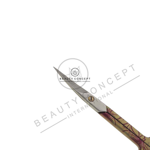 Tijeras para Cutículas con Logotipo Personalizado, Instrumentos de Belleza para el Cuidado de las Uñas, para Manicura y Pedicura, Hoja Recta para Diestros, Mango de Color - Product Image 5