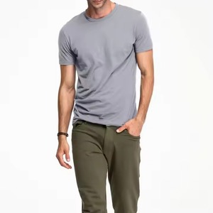 T-shirts pour hommes en coton de haute qualité, tendance 2025, 100% coton, logo personnalisé, vente en gros en ligne, entièrement personnalisable - Product Image 5