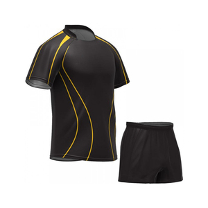 Uniformes de rugby personnalisés 2026 Impression de conception par sublimation Service OEM 100% Polyester 10 ensembles de style Respirant Respectueux de l'environnement - Product Image 4