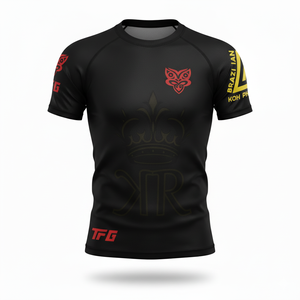 Chemise de compression personnalisée à manches courtes Logo de surf Mma Bjj Rashguards Jiu Jitsu sublimés Concevez votre propre Rash Guard personnalisé - Product Image 1